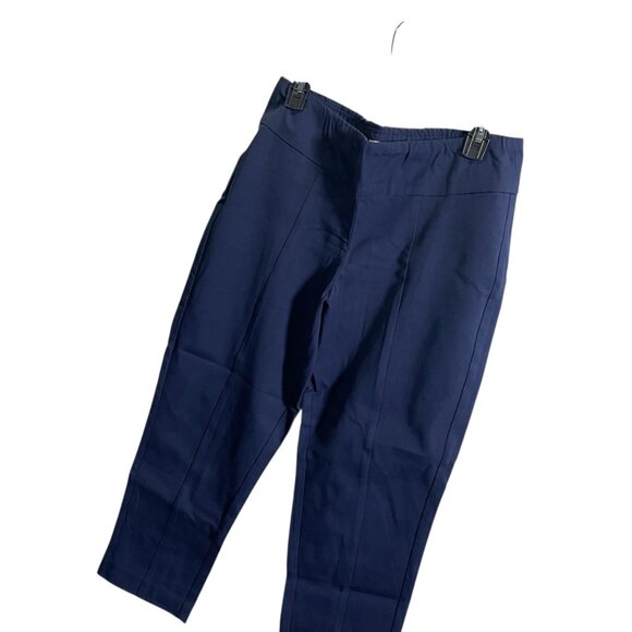 Isaac Mizrahi Live Navy Capri Pants For Women With Pockets Sz 12P - Picture 2 of 4